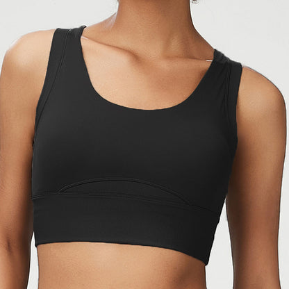 Shockproof Vest Sports Bra – Full Coverage & Wire-Free Support