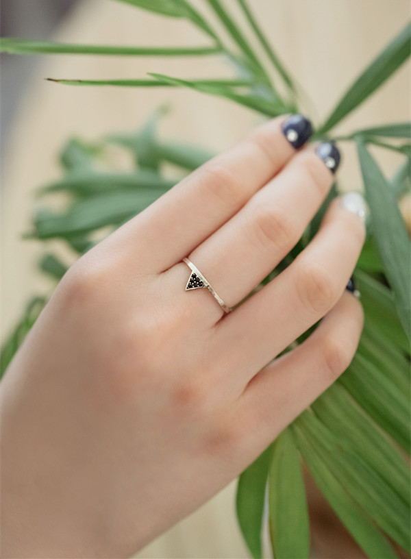 925 Sterling Silver Adjustable Ring – Vintage Minimalist Jewelry for Women & Girls