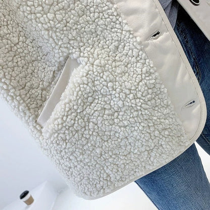 Short Lamb Hair Fur Coat – Coats Outfits Women & Cozy Winter Elegance