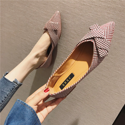 Korean Style Pointed Flats for Women | Casual & Office Shoes