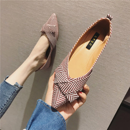 Korean Style Pointed Flats for Women | Casual & Office Shoes