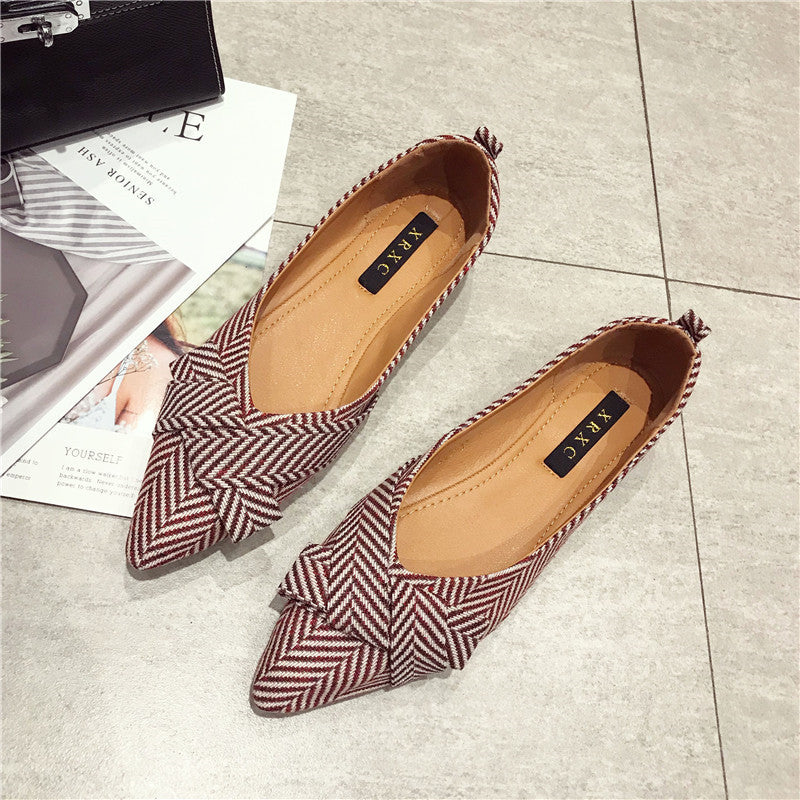 Korean Style Pointed Flats for Women | Casual & Office Shoes