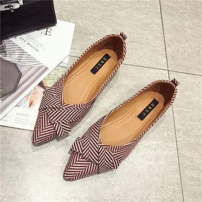 Korean Style Pointed Flats for Women | Casual & Office Shoes