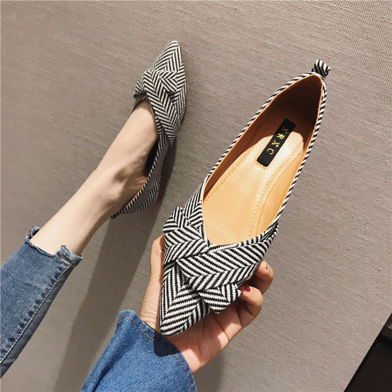 Korean Style Pointed Flats for Women | Casual & Office Shoes