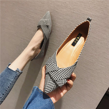 Korean Style Pointed Flats for Women | Casual & Office Shoes