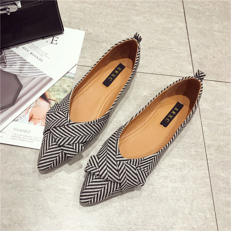 Korean Style Pointed Flats for Women | Casual & Office Shoes