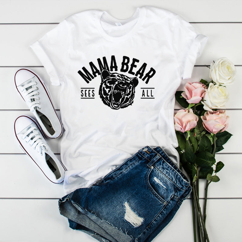 Women Mama Life Summer T Shirts