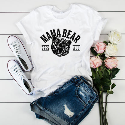 Women Mama Life Summer T Shirts