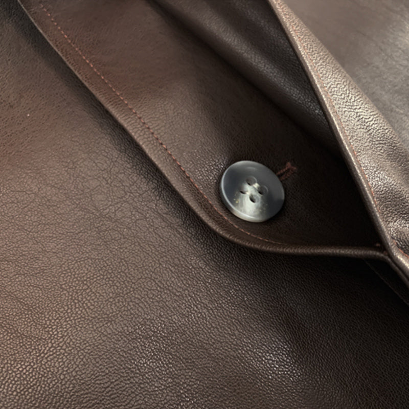 Short Leather Jacket with Pointed Collar – Jackets for Women & Fall Outfits