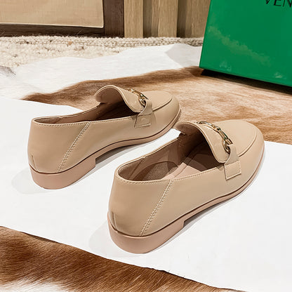 Black Designer Flat Women Shiny Elegant Shoes