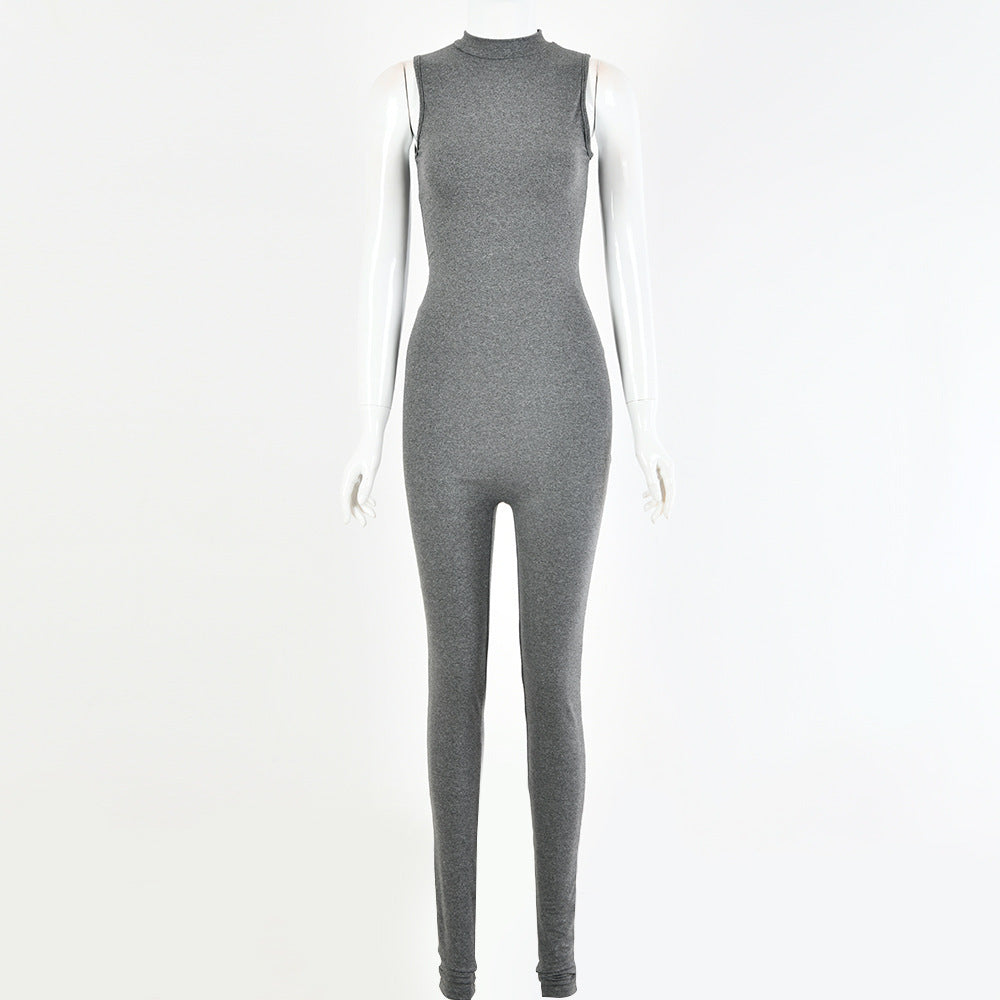 New Spring Style Air Essentials Women Casual Sleeveless Jumpsuits