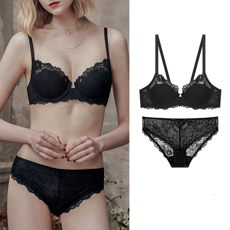 Anti Sagging Lace Embroidered Small Chest Ladies Bra
