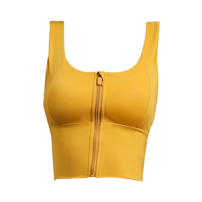 Zip-Front Sports Bra – Medium Impact Support & Stylish Fit