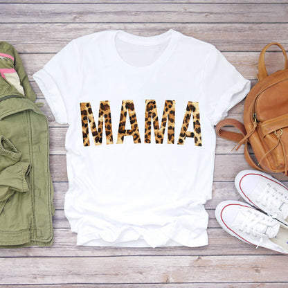 Women Mama Life Circle T Shirts