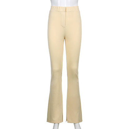 Retro Zip Fly Skinny Pants