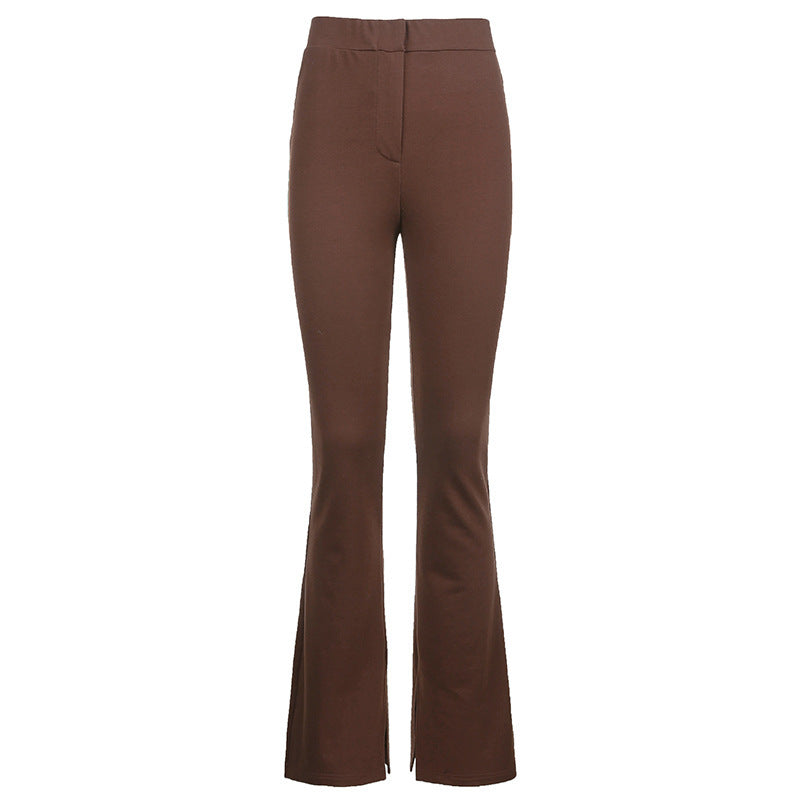 Retro Zip Fly Skinny Pants