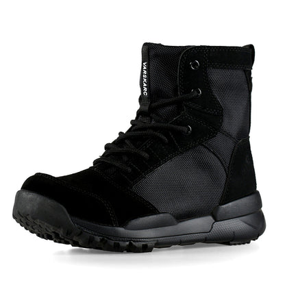 Mens Big Size Military Ankle Boots