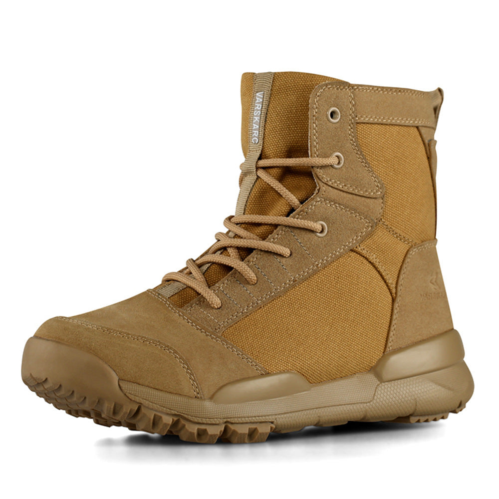 Mens Big Size Military Ankle Boots