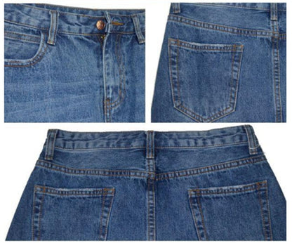 Skirts Distressed Denim A Line Skirt Streetwear Trend