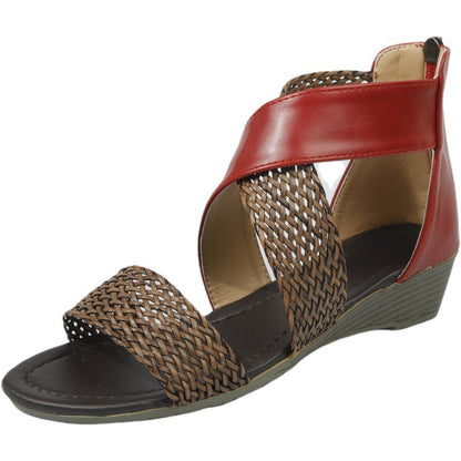 Orthopedic Insole Open Toe Women Wedge Sandals