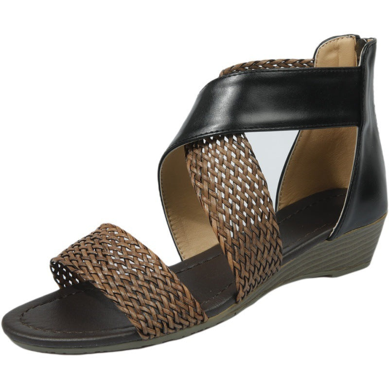 Orthopedic Insole Open Toe Women Wedge Sandals