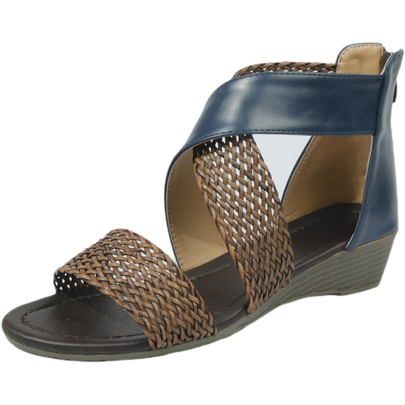 Orthopedic Insole Open Toe Women Wedge Sandals