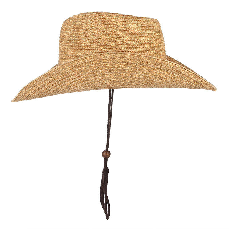Wide Brim Summer Hat with Wind Lanyard – Unisex Sun Hat