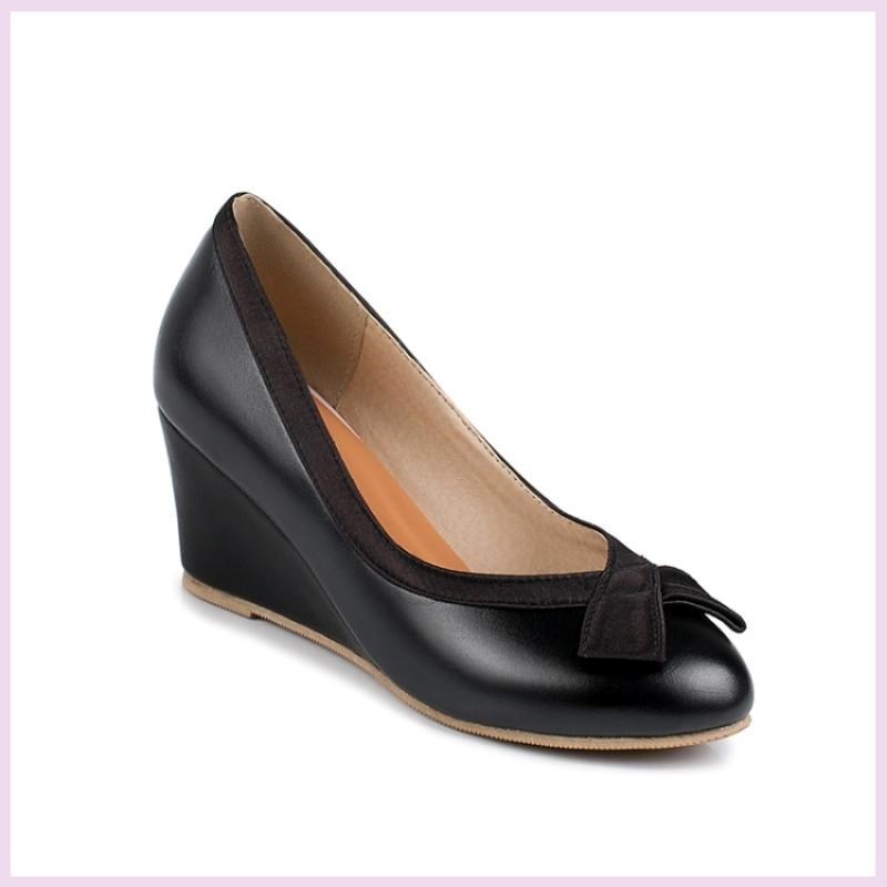 Women's Round Toe Wedge Shoes | Comfortable 6cm Wedges