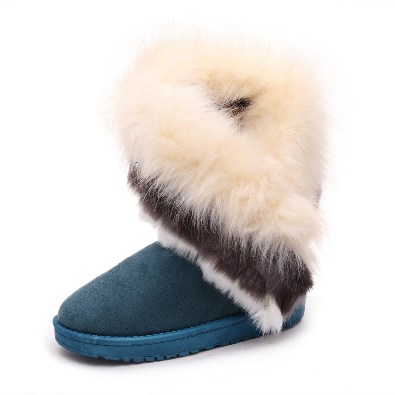 2025 New Winter Boots For Women Snow Boots With Thick Fur Non Slip Waterproof High Boots Big Size