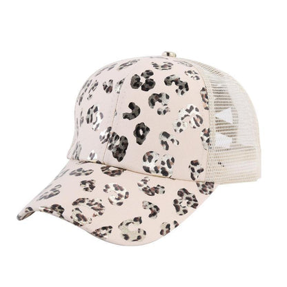 Ponytail Women’s Baseball Cap – Floral Snapback