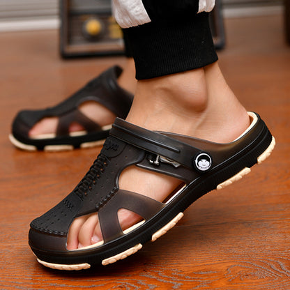 Big Size Casual Indoor Outdoor Summer Men Slippers