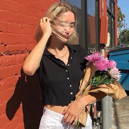 Cropped Knit Cardigan – Stylish Fall Layering & Streetwear for Women