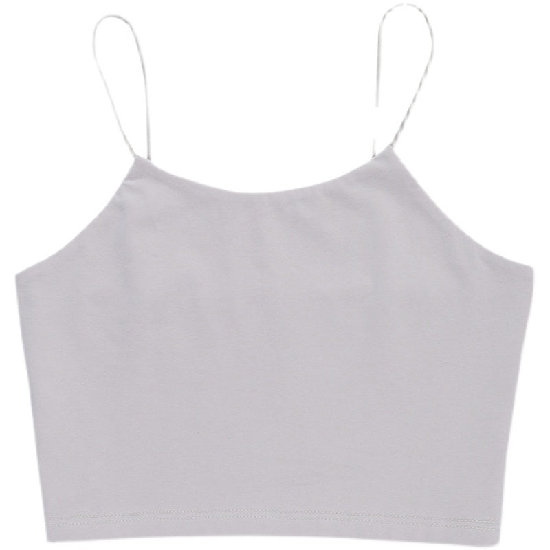 All-Match Halter Crop Top for Women – Minimalist Summer Streetwear Outfit