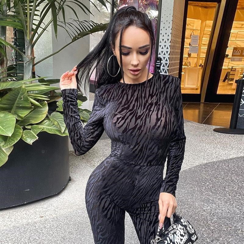 Sexy Black Cotton Jumpsuit for Women – Form-Fitting Casual & Evening Outfit