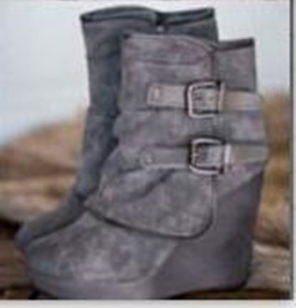 Elegant Long-Tube Suede Boots for Women | Autumn & Winter Stylish Boots