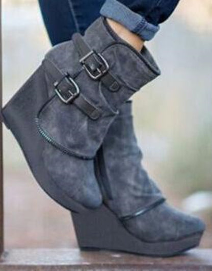 Elegant Long-Tube Suede Boots for Women | Autumn & Winter Stylish Boots