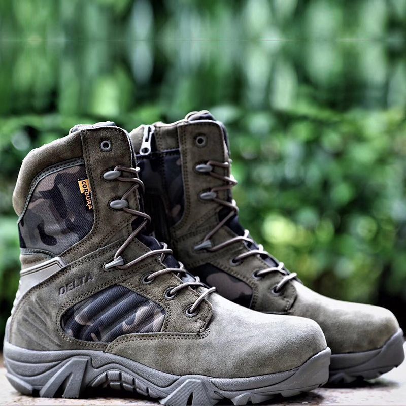 Delta High-Top Combat Training Boots for Men & Women | Tactical Outdoor Hiking, Running & Camping Boots
