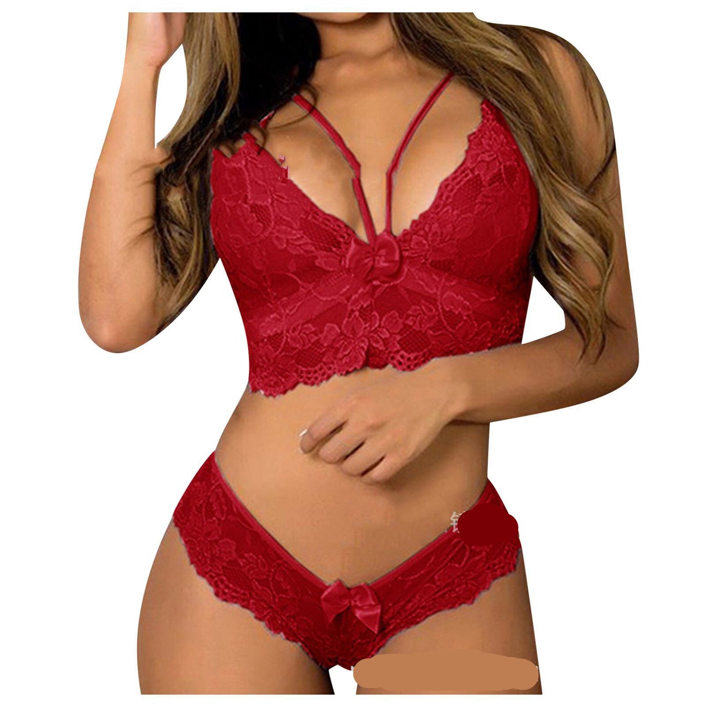 Comfortable Floral Lace Plus Size Bra For Women