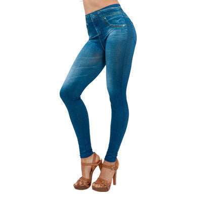 Women’s Winter Fleece-Lined Leggings Jeans – High-Stretch Skinny Denim