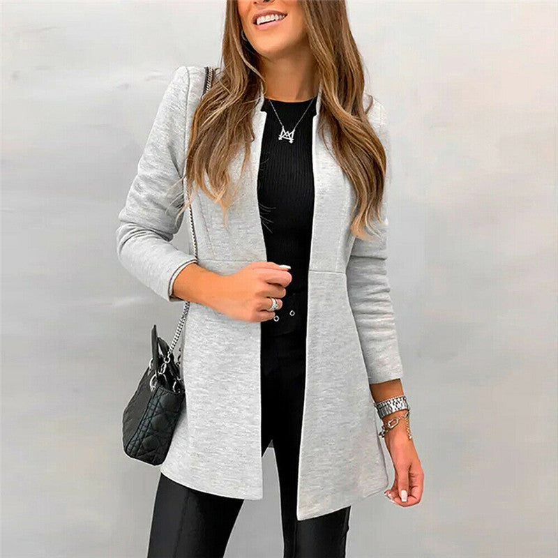 Classic Mid-Length Woolen Trench Coat – Trench Coats Women Outfit Classy & Elegant Office Layering