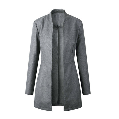 Classic Mid-Length Woolen Trench Coat – Trench Coats Women Outfit Classy & Elegant Office Layering