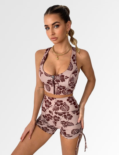 Breathable Tank Top & Shorts Two-Piece Outfit Set | Comfortable Summer Vibes Style 2025