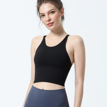 Fitness Yoga Sports Bras – Padded Push-Up & Breathable Comfort