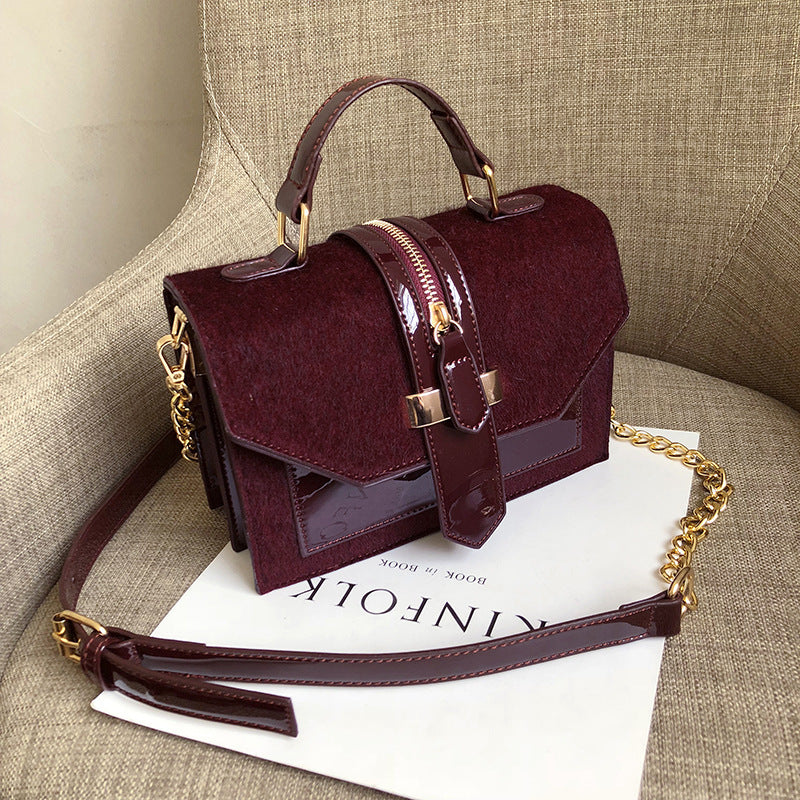 Korean Style Leopard Print Crossbody Bag Chic Edgy