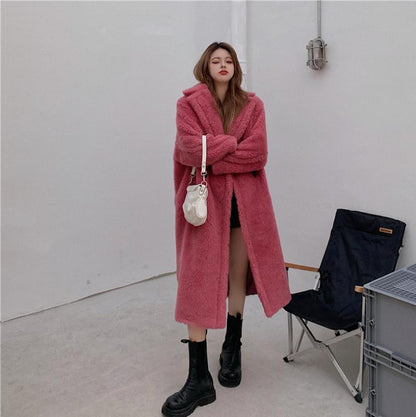 Winter Thick Loose Cardigan Trench Coat – Trench Coats Women Outfit Casual & Cozy Winter Outfits