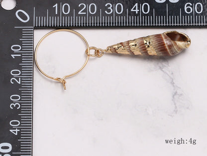 Summer Color Shell Earrings