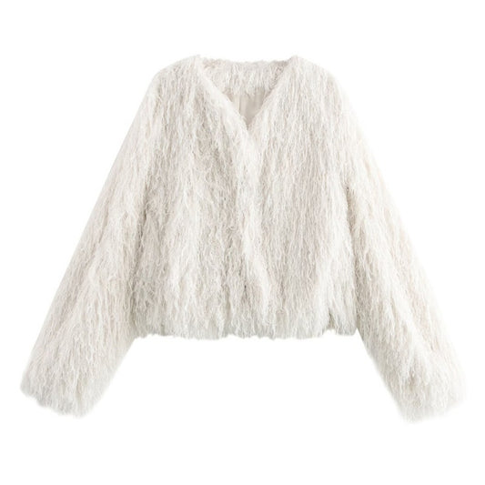 Autumn Breeze Pocketed Ladys Coat