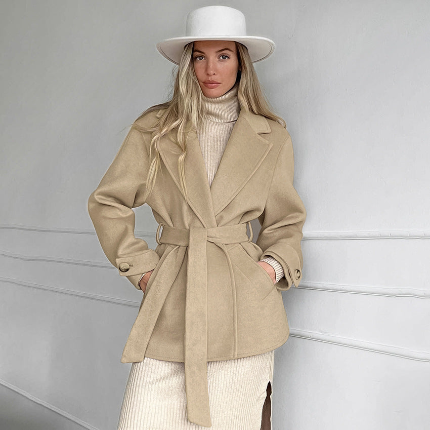 Retro Khaki Trench Coat – Trench Coats Women Outfit Classy & Autumn Winter Outfits