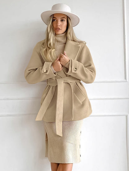 Retro Khaki Trench Coat – Trench Coats Women Outfit Classy & Autumn Winter Outfits