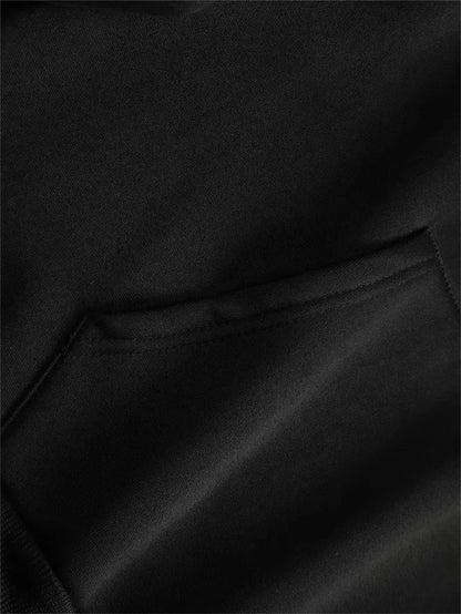 Jesus Died For Me Now I Live For Him Men's Hoodie – Loose Fit Cotton Blend Casual Sweatshirt